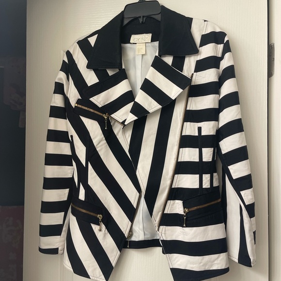 Cache Jackets & Blazers - Beetlejuice Style Striped Jacket